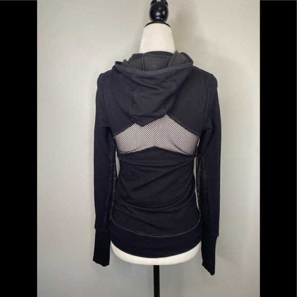 Free People Movement Markle Mesh Hooded Zip top - Picture 5 of 11